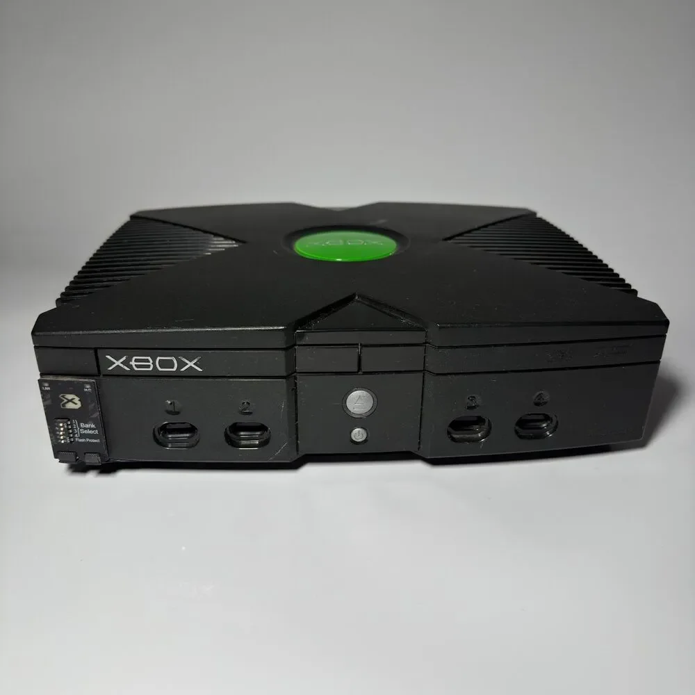 Microsoft Xbox Original Console w/ Xecuter 3 X3 + Controllers LOT TESTED WORKING